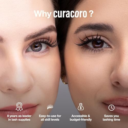 CURACORO Oil-Free Liquid Eyeliner for Eyelash Extensions – Ultra-Fine Felt Tip, Waterproof & Long-Lasting, Smudge-Proof Black Eyeliner - görsel 4