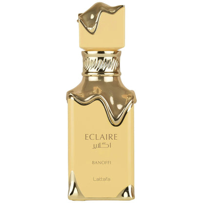 Lattafa Eclaire Banoffi Eau de Parfum – Gourmand, Sweet, Fruity, Musky – Long-Lasting Fragrance for Women, 3.4 oz Avelisse