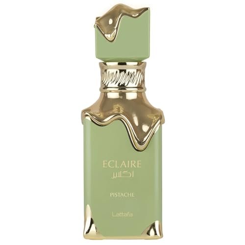 Lattafa Eclaire Pistache Eau de Parfum – Gourmand, Nutty, Creamy, Musky Long-Lasting Fragrance for Women, 3.4 oz / 100 ml - görsel 1