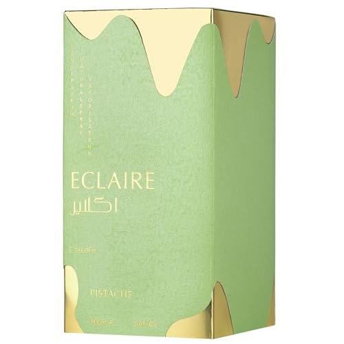Lattafa Eclaire Pistache Eau de Parfum – Gourmand, Nutty, Creamy, Musky Long-Lasting Fragrance for Women, 3.4 oz / 100 ml - görsel 5