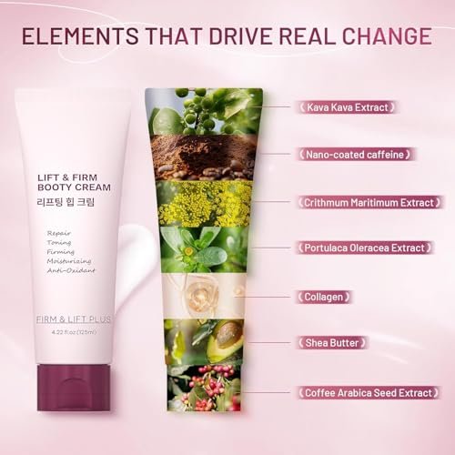 ZZILME B TIGHT Cellulite Cream – Body Firming & Tightening Cream for Thighs, Butt & Stomach – Lightweight Fast-Absorbing Moisturizer – Korean Skincare – 4.23 Fl Oz Avelisse