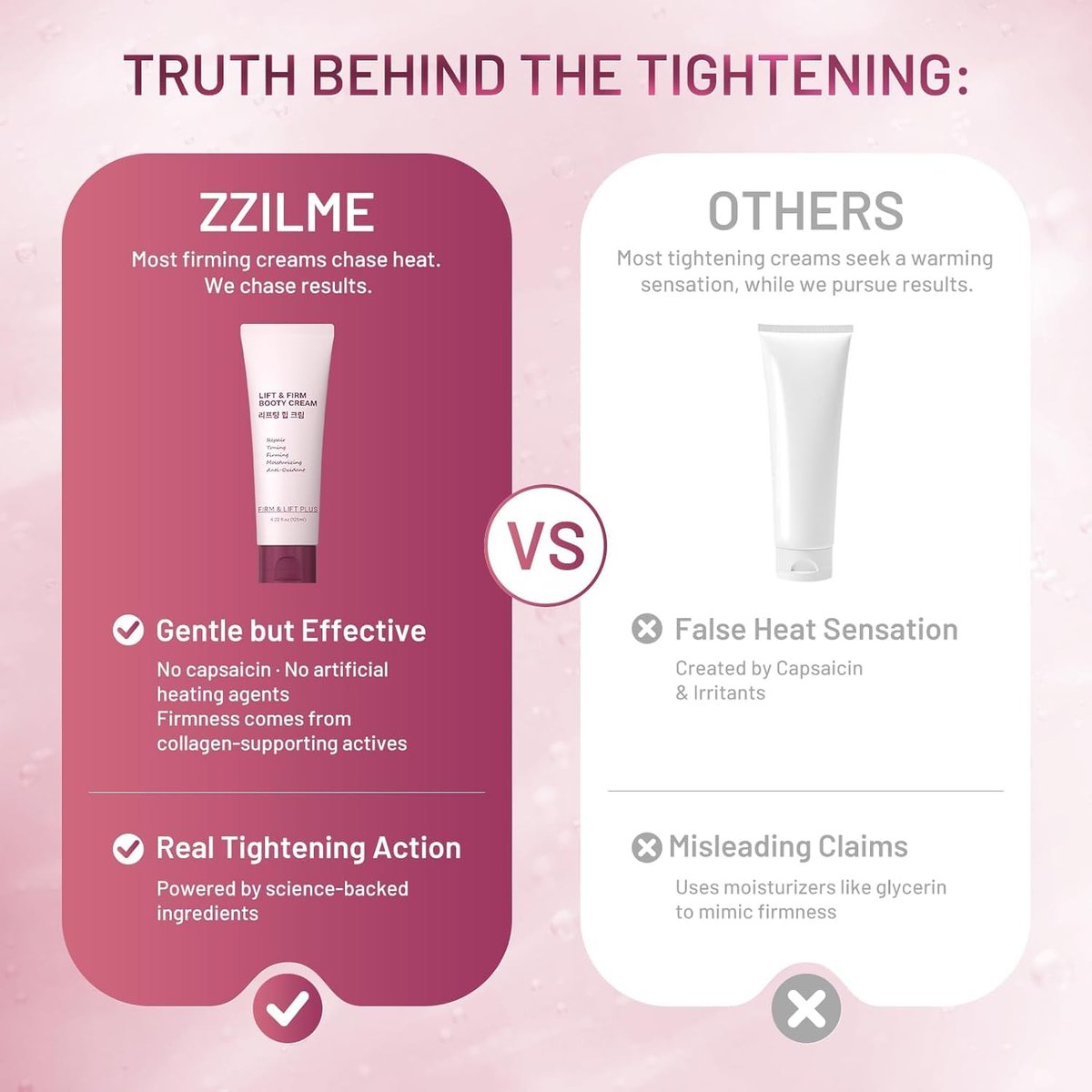 ZZILME B TIGHT Cellulite Cream – Body Firming & Tightening Cream for Thighs, Butt & Stomach – Lightweight Fast-Absorbing Moisturizer – Korean Skincare – 4.23 Fl Oz Avelisse