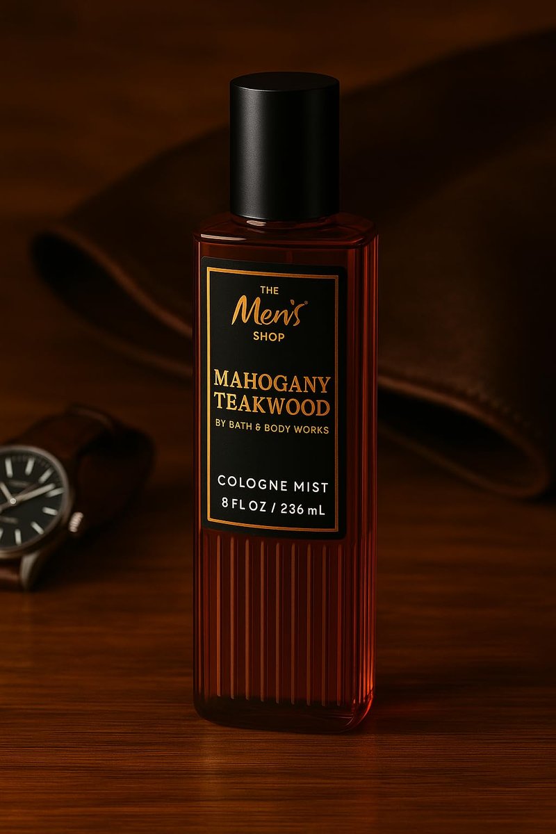 Bath & Body Works Mahogany Teakwood Cologne Mist – 8 fl oz | Mahogany, Black Teakwood & Lavender Scent Avelisse