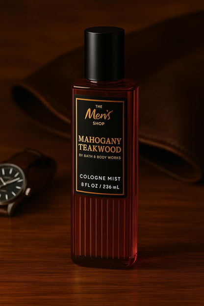 Bath & Body Works Mahogany Teakwood Cologne Mist – 8 fl oz | Mahogany, Black Teakwood & Lavender Scent Avelisse
