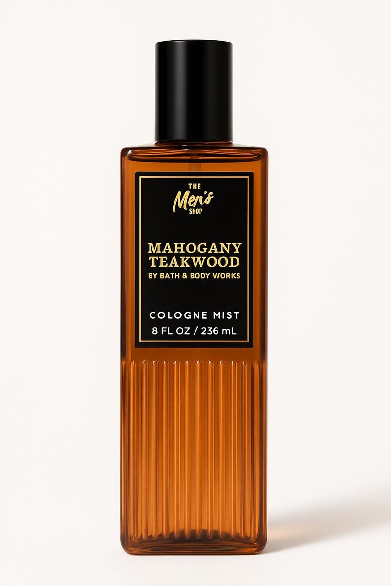 Bath & Body Works Mahogany Teakwood Cologne Mist – 8 fl oz | Mahogany, Black Teakwood & Lavender Scent Avelisse