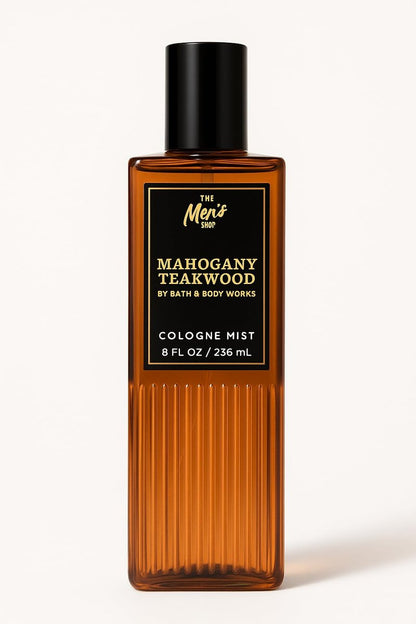 Bath & Body Works Mahogany Teakwood Cologne Mist – 8 fl oz | Mahogany, Black Teakwood & Lavender Scent Avelisse