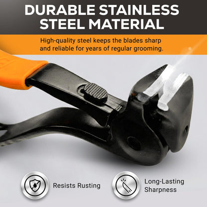 EZPIK Thick Toe Nail Clippers for Seniors with Nail File Set - Ergonomic Long Handle, Angled Head, Stainless Steel Blades for Weak & Arthritic Hands