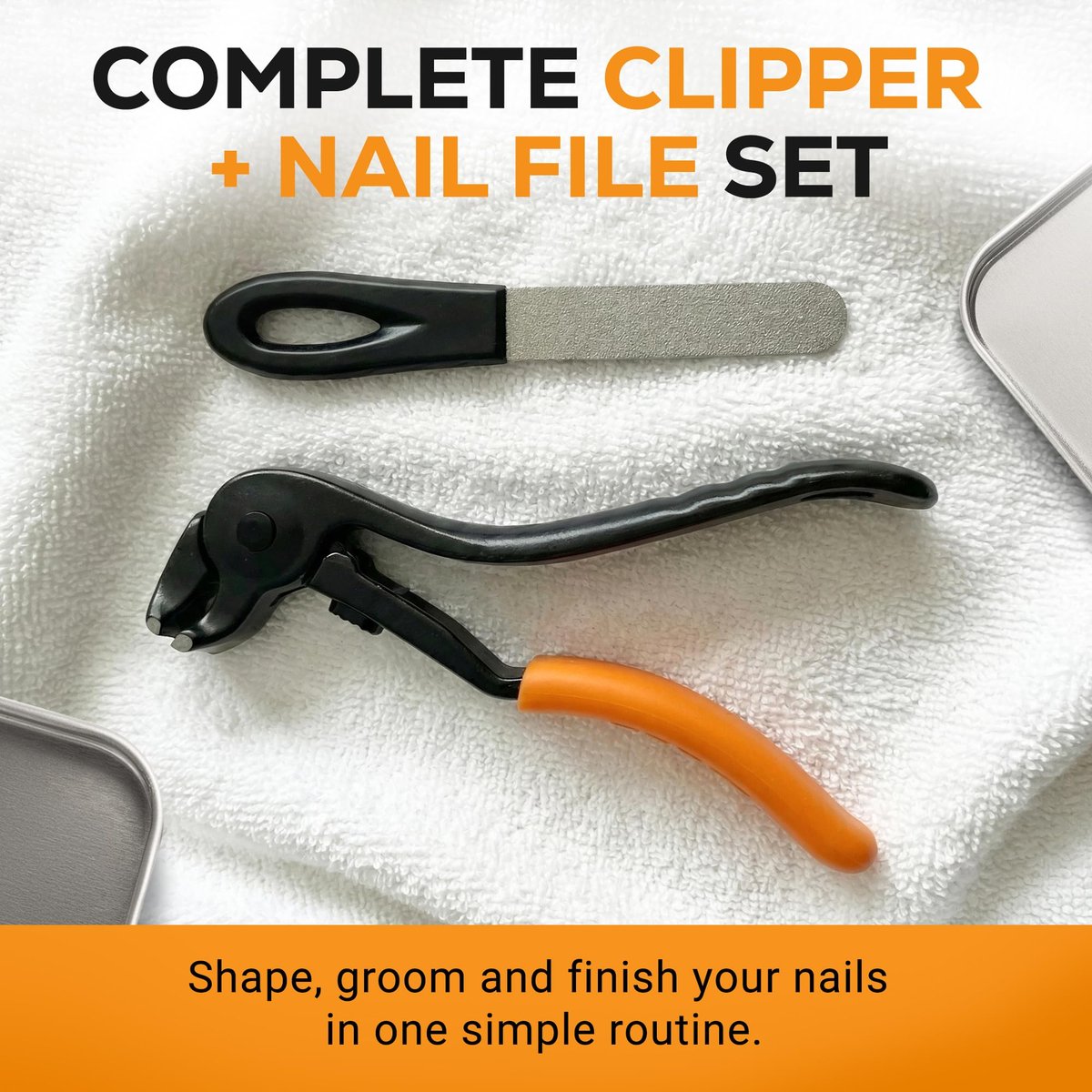 EZPIK Thick Toe Nail Clippers for Seniors with Nail File Set - Ergonomic Long Handle, Angled Head, Stainless Steel Blades for Weak & Arthritic Hands - görsel 15