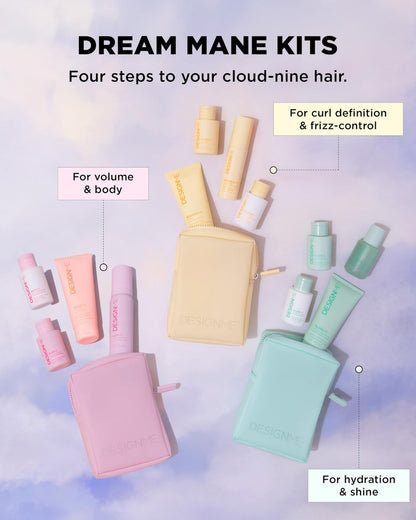 DESIGNME BOUNCE.ME Curl Kit: Curl Cream, Shampoo & Conditioner, Curl Gel – Holiday Gift Set for Defined, Hydrated Curls & Coils Avelisse