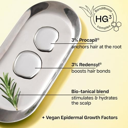 BondiBoost HG Lock Drops Daily Hair Serum for Women – Non-Greasy Hair Thinning Treatment, Stimulates Scalp for Thicker Fuller Hair – Vegan, Color-Safe Lightweight Serum for All Hair Types Avelisse