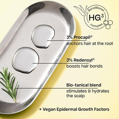 BondiBoost HG Lock Drops Daily Hair Serum for Women – Non-Greasy Hair Thinning Treatment, Stimulates Scalp for Thicker Fuller Hair – Vegan, Color-Safe Lightweight Serum for All Hair Types Avelisse