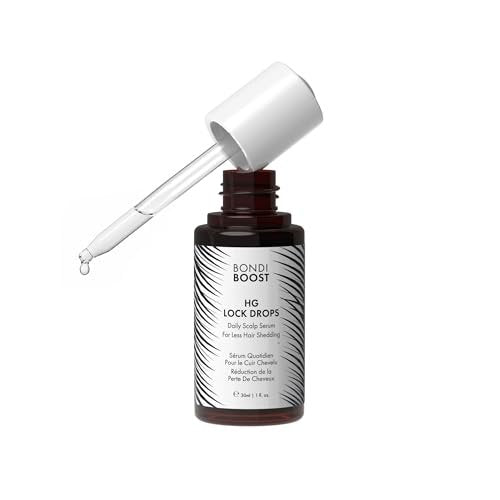 BondiBoost HG Lock Drops Daily Hair Serum for Women – Non-Greasy Hair Thinning Treatment, Stimulates Scalp for Thicker Fuller Hair – Vegan, Color-Safe Lightweight Serum for All Hair Types Avelisse