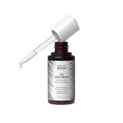BondiBoost HG Lock Drops Daily Hair Serum for Women – Non-Greasy Hair Thinning Treatment, Stimulates Scalp for Thicker Fuller Hair – Vegan, Color-Safe Lightweight Serum for All Hair Types Avelisse
