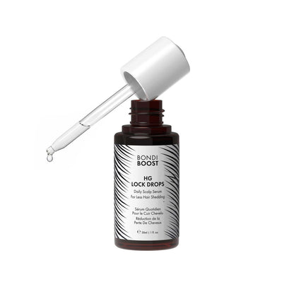 BondiBoost HG Lock Drops Daily Hair Serum for Women – Non-Greasy Hair Thinning Treatment, Stimulates Scalp for Thicker Fuller Hair – Vegan, Color-Safe Lightweight Serum for All Hair Types Avelisse