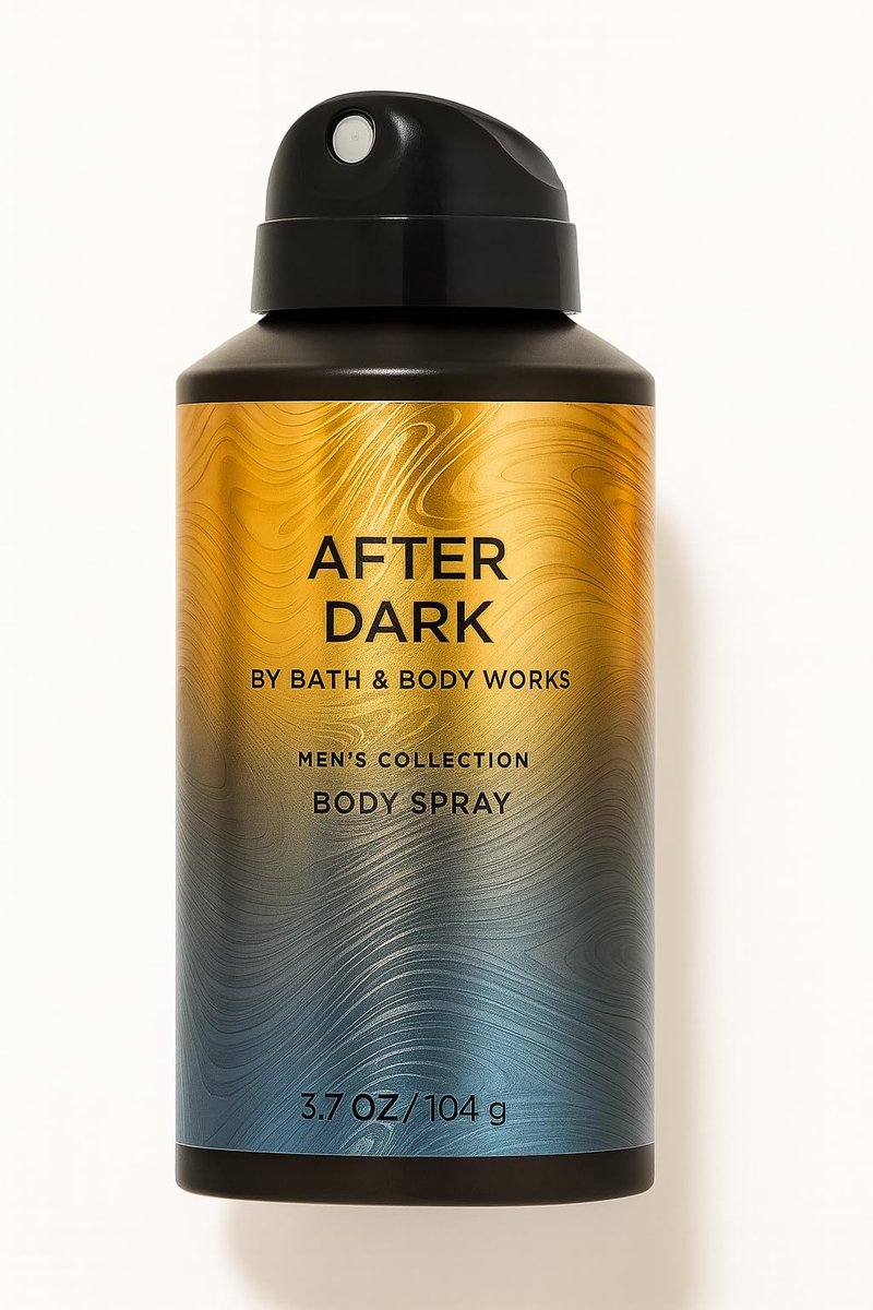 Bath & Body Works After Dark Body Spray for Men, 3.7 fl oz – Amber & Smooth Suede Scent, All-Day Freshness Avelisse