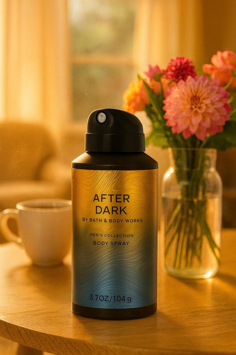 Bath & Body Works After Dark Body Spray for Men, 3.7 fl oz – Amber & Smooth Suede Scent, All-Day Freshness Avelisse
