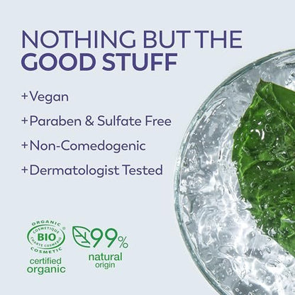 Eau Thermale Jonzac Organic Gentle Face Scrub with Perlite Beads – Smooth Radiant Complexion – Sensitive Skin Approved – Dermatologically Tested – Vegan Formula – 2.54 Fl Oz