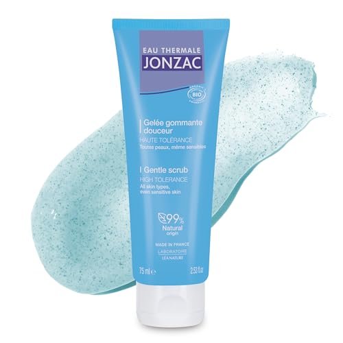 Eau Thermale Jonzac Organic Gentle Face Scrub with Perlite Beads – Smooth Radiant Complexion – Sensitive Skin Approved – Dermatologically Tested – Vegan Formula – 2.54 Fl Oz - görsel 2