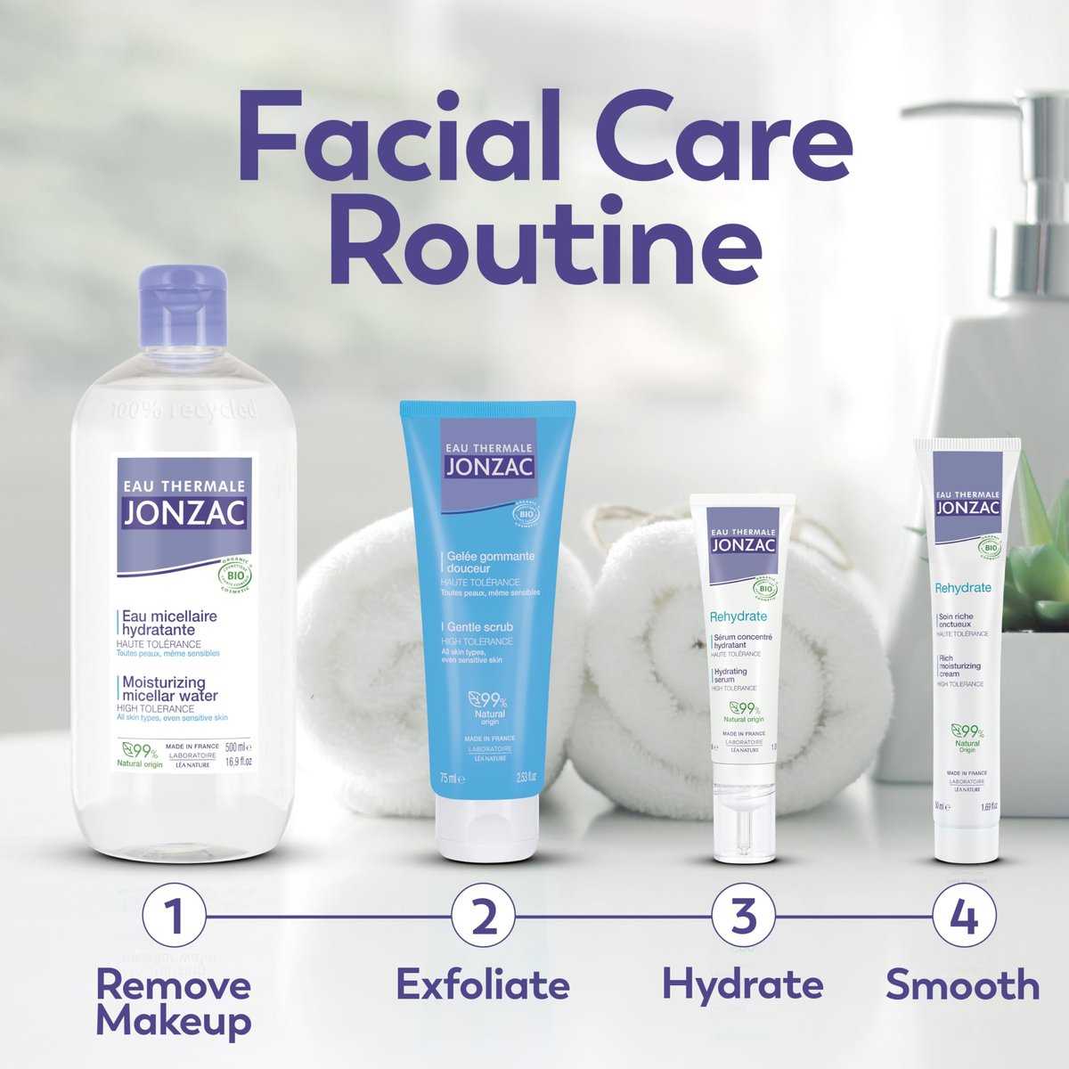 Eau Thermale Jonzac Organic Gentle Face Scrub with Perlite Beads – Smooth Radiant Complexion – Sensitive Skin Approved – Dermatologically Tested – Vegan Formula – 2.54 Fl Oz - görsel 13