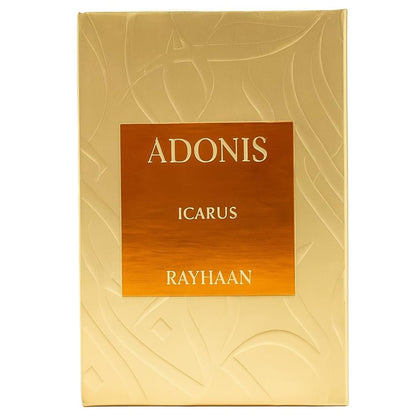 RAYHAAN Adonis Icarus Eau de Parfum for Men – Citrus, Spicy, Woody, Amber – Long-Lasting 3.4 oz (100 ml) Avelisse