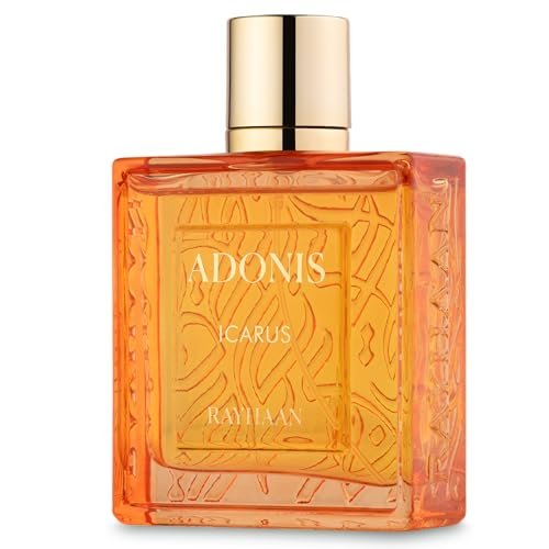 RAYHAAN Adonis Icarus Eau de Parfum for Men – Citrus, Spicy, Woody, Amber – Long-Lasting 3.4 oz (100 ml) Avelisse