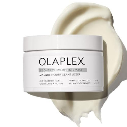 Olaplex Weightless Nourishing Mask: Cuticle Sealing Mask for Fine to Medium Hair | Hydrate & Volumize | 200 ml / 6.7 Fl Oz Avelisse