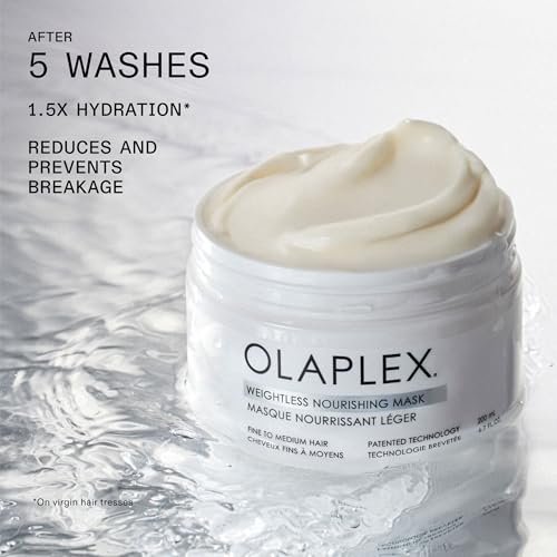 Olaplex Weightless Nourishing Mask: Cuticle Sealing Mask for Fine to Medium Hair | Hydrate & Volumize | 200 ml / 6.7 Fl Oz Avelisse