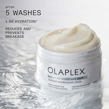Olaplex Weightless Nourishing Mask: Cuticle Sealing Mask for Fine to Medium Hair | Hydrate & Volumize | 200 ml / 6.7 Fl Oz Avelisse