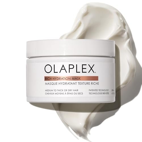 Olaplex Rich Hydration Mask: Cuticle Sealing Mask for Dry, Medium to Coarse Hair - Hydrate & Control Frizz, 200ml Avelisse