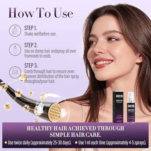 AVEYA Hair Growth Serum for Women & Men – Rosemary Oil, Batana Oil & Biotin – Strengthens, Thickens & Accelerates Hair Care – Non-Greasy – Helps Prevent Hair Thinning & Hair Loss – 60 ml Avelisse