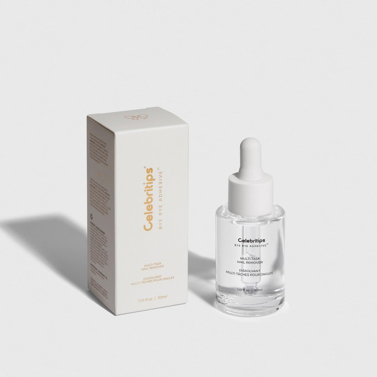 Celebritips Bye Bye Adhesive™ Press-On Nail Remover – Odorless, Non-Toxic, Gentle Formula (30ml) Avelisse