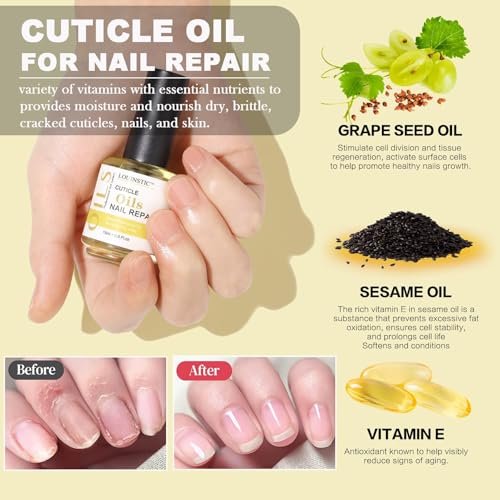 LOUINSTIC 3-in-1 Gel Nail Remover Kit – Acetone-Free, Low Odor, Removes Gel in 2-5 Minutes, No Foil Needed Avelisse