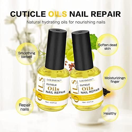 LOUINSTIC 3-in-1 Gel Nail Remover Kit – Acetone-Free, Low Odor, Removes Gel in 2-5 Minutes, No Foil Needed Avelisse