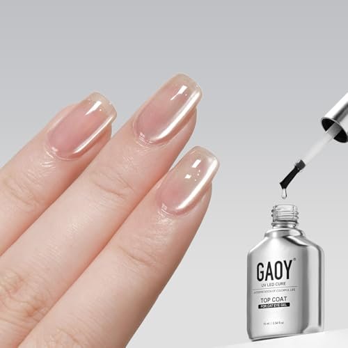 GAOY Crystal Top Coat for Cat Eye Gel - Enhance Cat Eye Effect, High Gloss Long Lasting UV Nail Art, 16ml - görsel 2