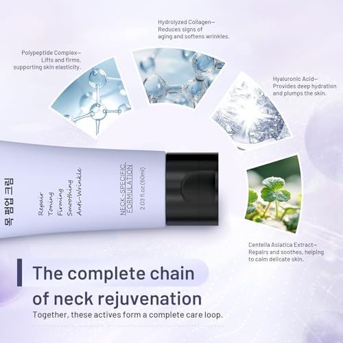 ZZILME Premium Neck Firming Cream – Lifting & Tightening Treatment for Décolleté and Chest, Anti-Aging Neck Cream Reduces Fine Lines and Sagging, Gift for Women & Men, 2.3 Fl Oz Avelisse