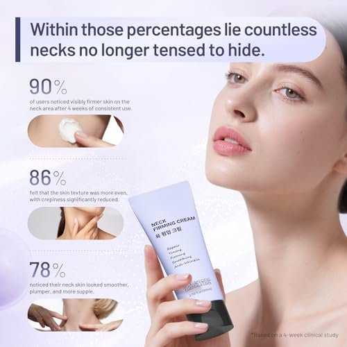 ZZILME Premium Neck Firming Cream – Lifting & Tightening Treatment for Décolleté and Chest, Anti-Aging Neck Cream Reduces Fine Lines and Sagging, Gift for Women & Men, 2.3 Fl Oz Avelisse
