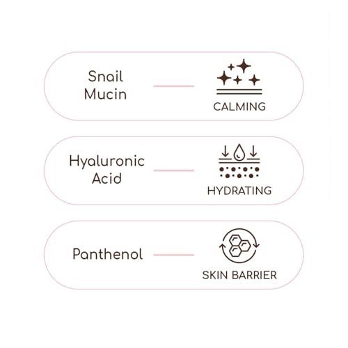 DEARBOO Glass Skin Snail Cream, 80mL – Lightweight Hydrating Facial Moisturizer with Snail Mucin for a Smooth, Radiant-Looking Complexion Avelisse