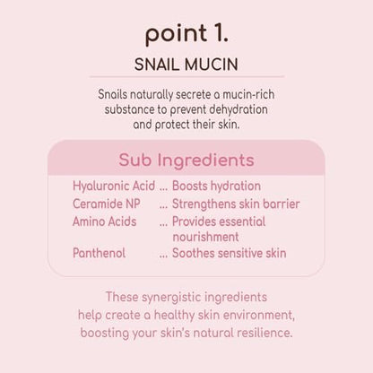 DEARBOO Glass Skin Snail Cream, 80mL – Lightweight Hydrating Facial Moisturizer with Snail Mucin for a Smooth, Radiant-Looking Complexion Avelisse