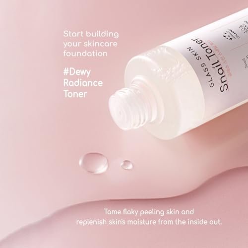 DEARBOO Glass Skin Snail Toner – Hydrating Facial Toner with Snail Mucin for Radiant-Looking Complexion, 8.45 fl oz Avelisse