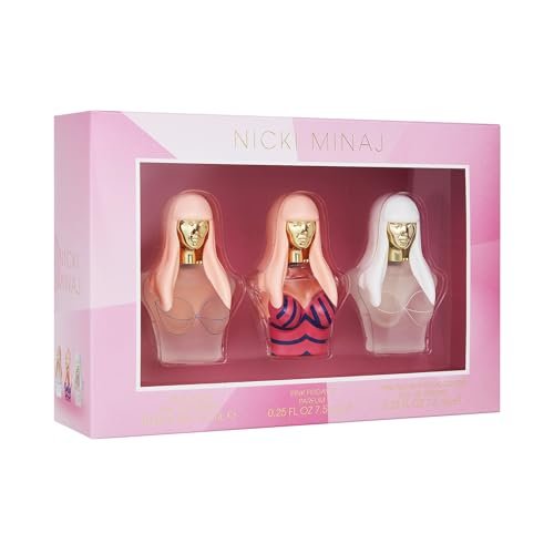 Nicki Minaj Mini 3 Piece Gift Set (Pink Friday) - 0.25 oz / 7 mL Eau de Parfum Avelisse