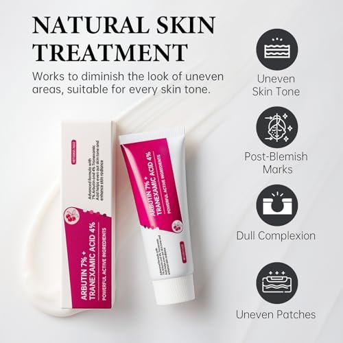 EELHOE Arbutin 7% + Tranexamic Acid 4% Cream - 70,000ppm Arbutin & 40,000ppm TXA - Dark Spot Corrector, Pigmentation Reducer, Even Skin Tone Moisturizer (1.76 fl.oz) - görsel 12