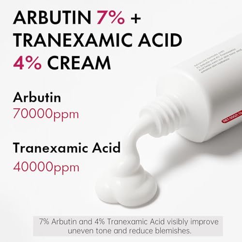 Roseblem Arbutin 7% + Tranexamic Acid 4% Face Cream for Dark Spots & Uneven Skin Tone – Hydrating, Non-Irritating, Safe for Sensitive Skin 1.76 oz - görsel 3