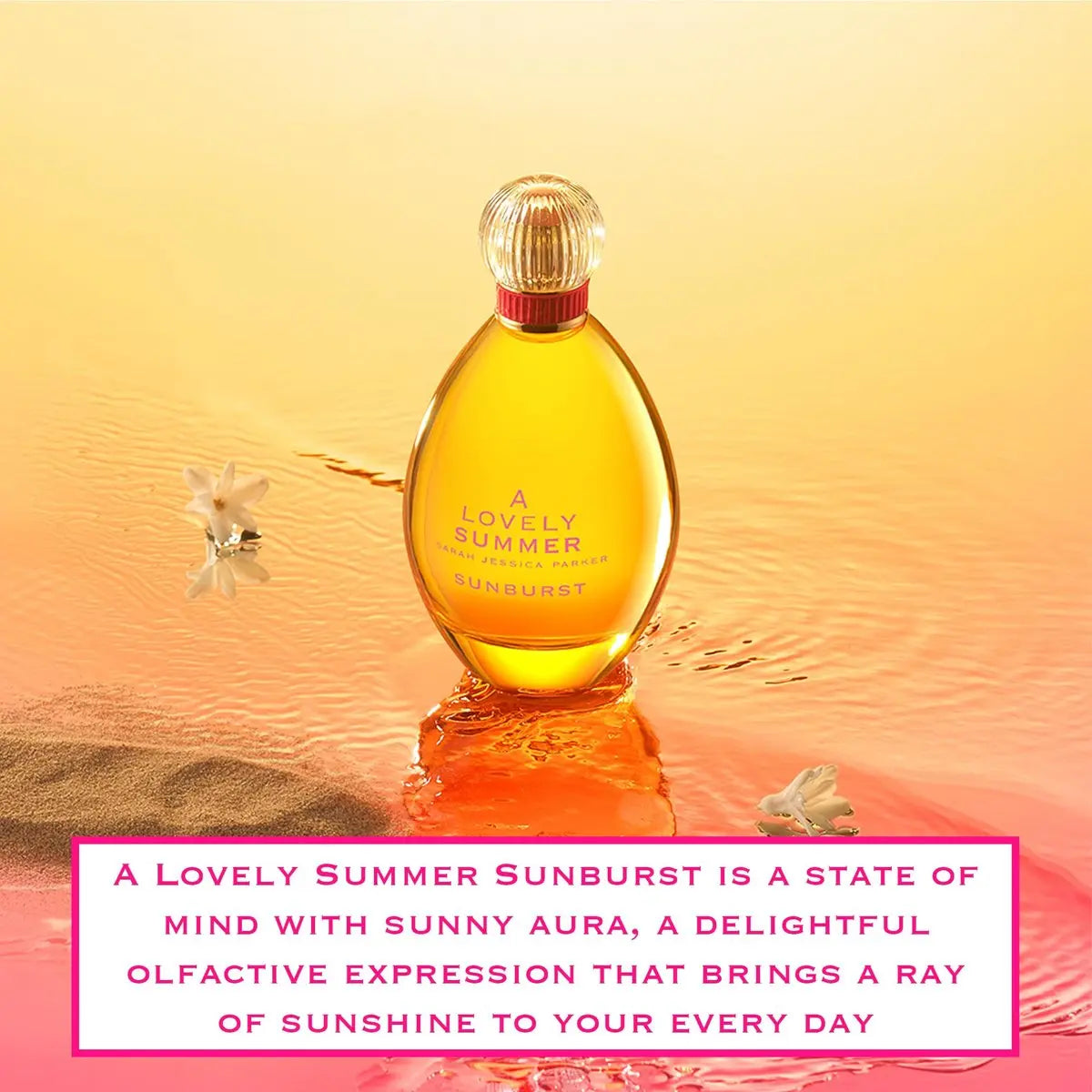 SJP Sarah Jessica Parker A Lovely Summer Sunburst Eau de Parfum 100ml Spray - Bright & Uplifting Women's Fragrance Avelisse