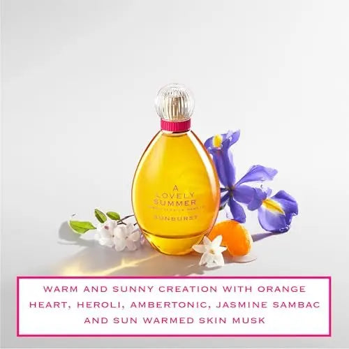 SJP Sarah Jessica Parker A Lovely Summer Sunburst Eau de Parfum 100ml Spray - Bright & Uplifting Women's Fragrance Avelisse