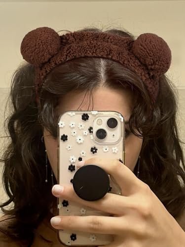 AIBFRID 6PCS Animal Ear Spa Headbands - Cute Cat Ear Face Wash Headband, Soft Knotted Hairband for Women Girls, Multicolor Set Avelisse