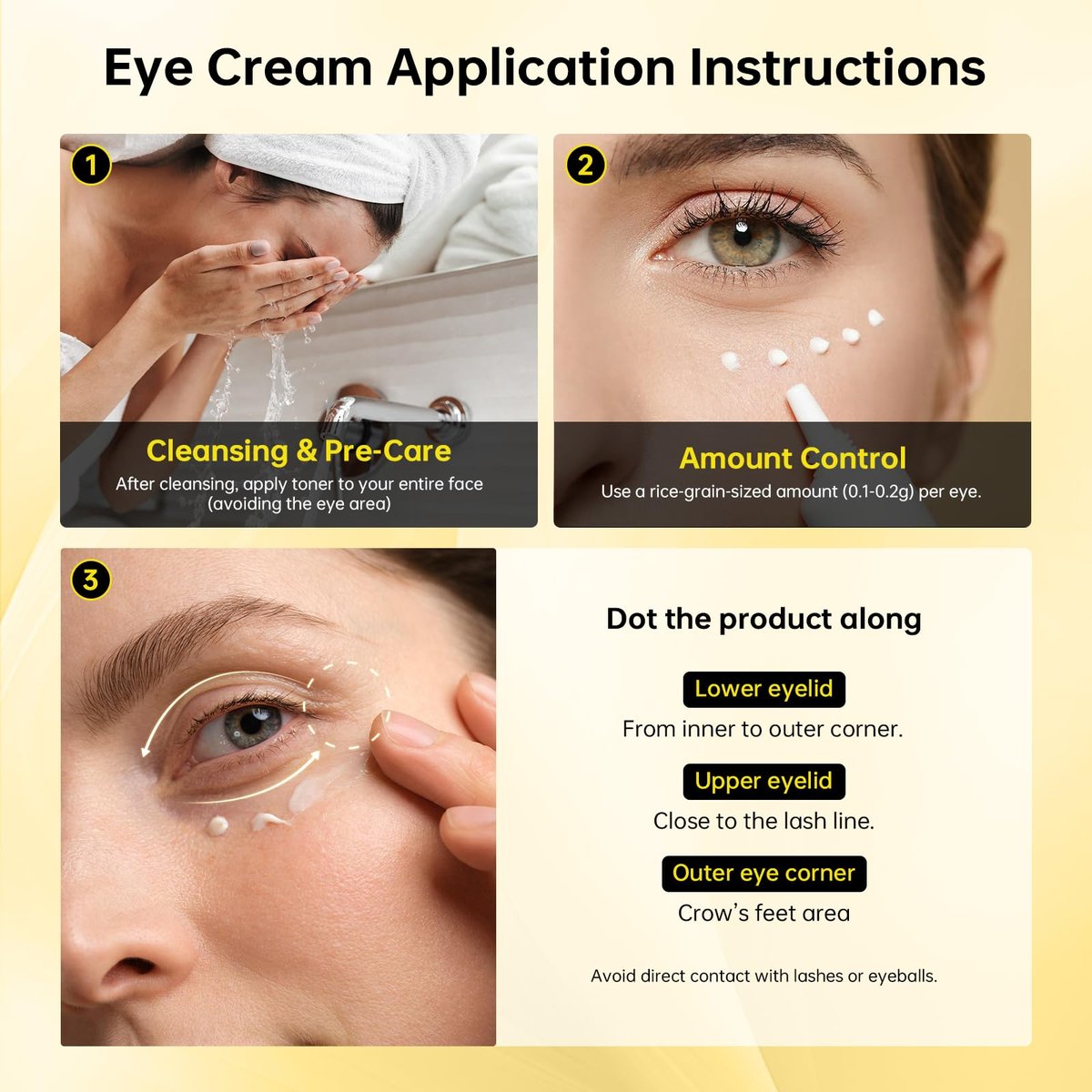 Revive Eye Cream with Retinal and Niacinamide – Reduces Under-Eye Bags, Fine Lines, Dark Circles, and Wrinkles – Stimulates Cell Renewal and Firms Skin – Korean Skin Care, 40g (1.40 fl. oz) Avelisse