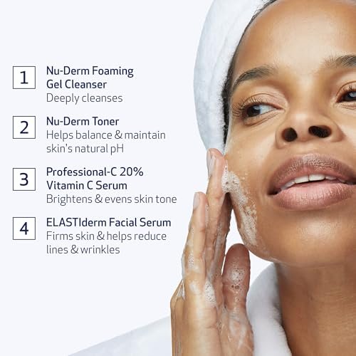 Obagi Bestsellers Travel Skincare Set – Anti-Aging Travel Kit with Vitamin C Serum, Firming Serum, Cleanser & Toner for All Skin Types Avelisse