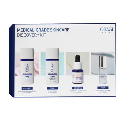 Obagi Bestsellers Travel Skincare Set – Anti-Aging Travel Kit with Vitamin C Serum, Firming Serum, Cleanser & Toner for All Skin Types Avelisse