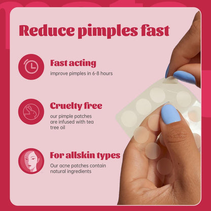 Materasu Pimple Patches for Face & Nose – 192 Hydrocolloid Acne Patches with Salicylic Acid, Tea Tree Oil & Calendula Oil (8mm, 10mm, 12mm) – 3 Sizes + 2 Nose Patches