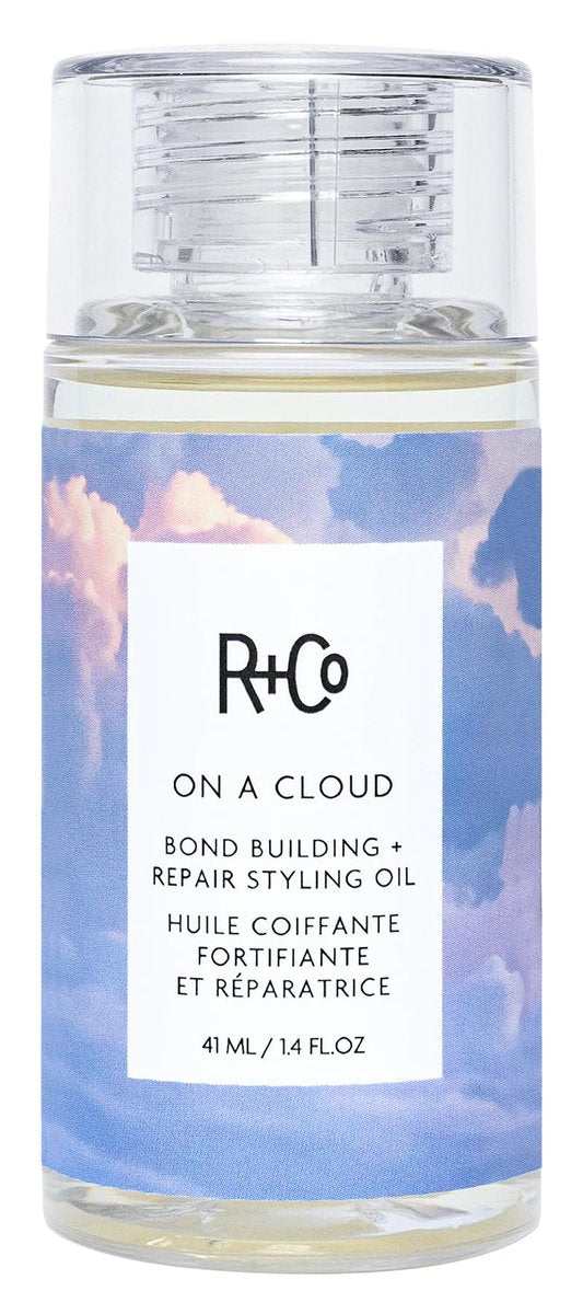 R+Co On a Cloud Bond Building Repair + Styling Oil - Lightweight Silicone-Free Hair Oil for Frizz Control, Shine, Heat & UV Protection - Strengthens & Repairs All Hair Types - 1.4 Fl Oz / 41 mL Avelisse